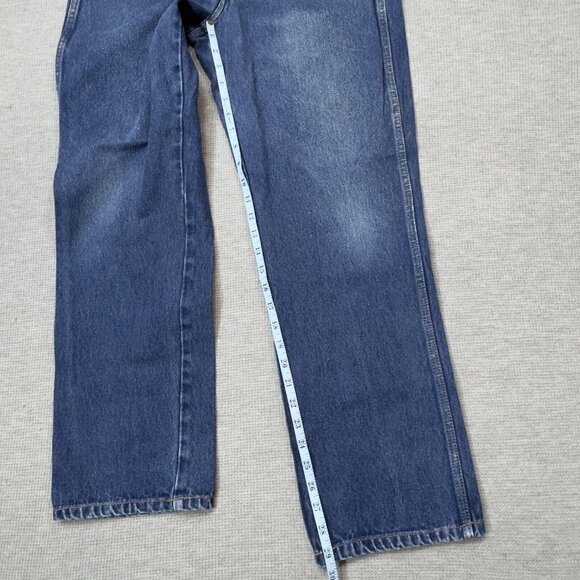 Dickies Mens Blue Denim Jeans Straight Medium Wash 5 Pockets Cotton Size 33X30 - Picture 11 of 12